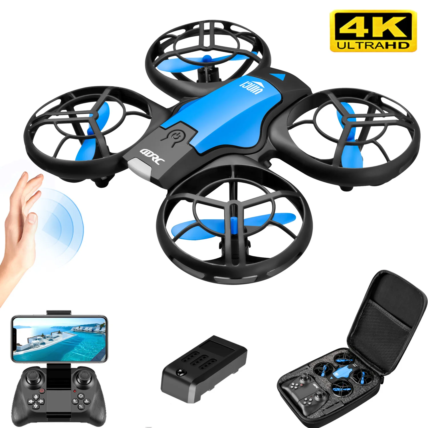 Rc Helicopter Case - طائرة بدون طيار صغيرة جديدة V8