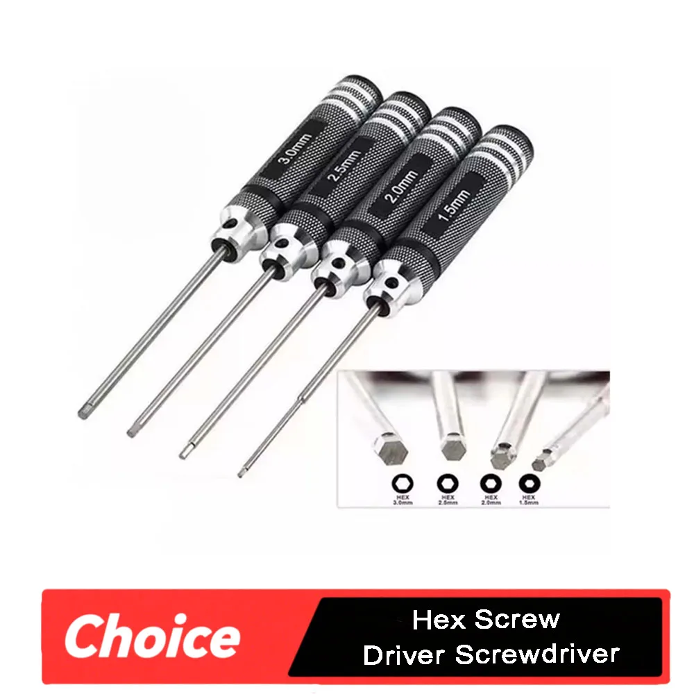 Rc Helicopter Tool Kit - مجموعة مفكات سداسية 1.5/2.0/2.5/3.0 مم -