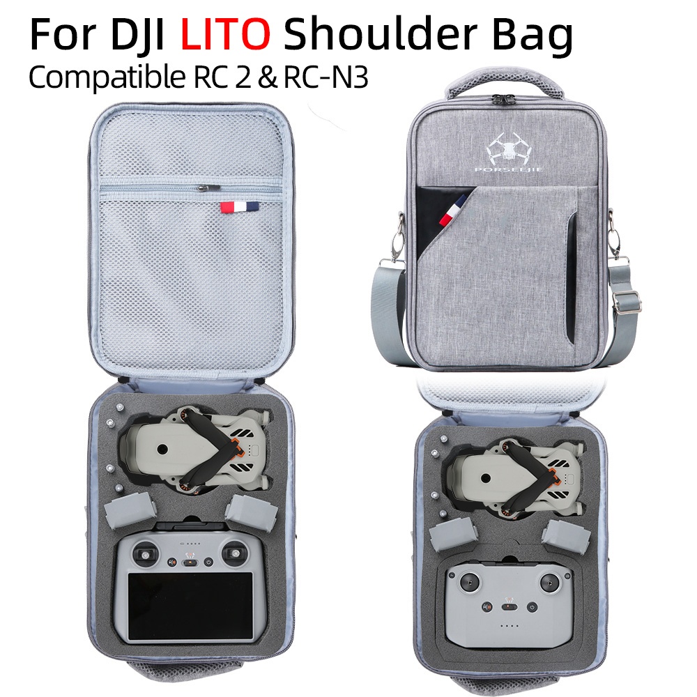 Rc Helicopter Bag - حقيبة تنظيم لـ DJI Lito X1،