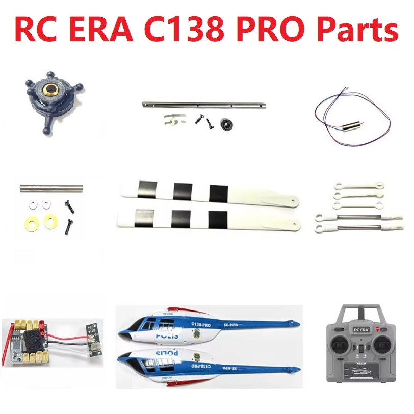 قائمة قطع الغيار لطائرة RC ERA - مراجعة Rc Helicopter Blade وسعره