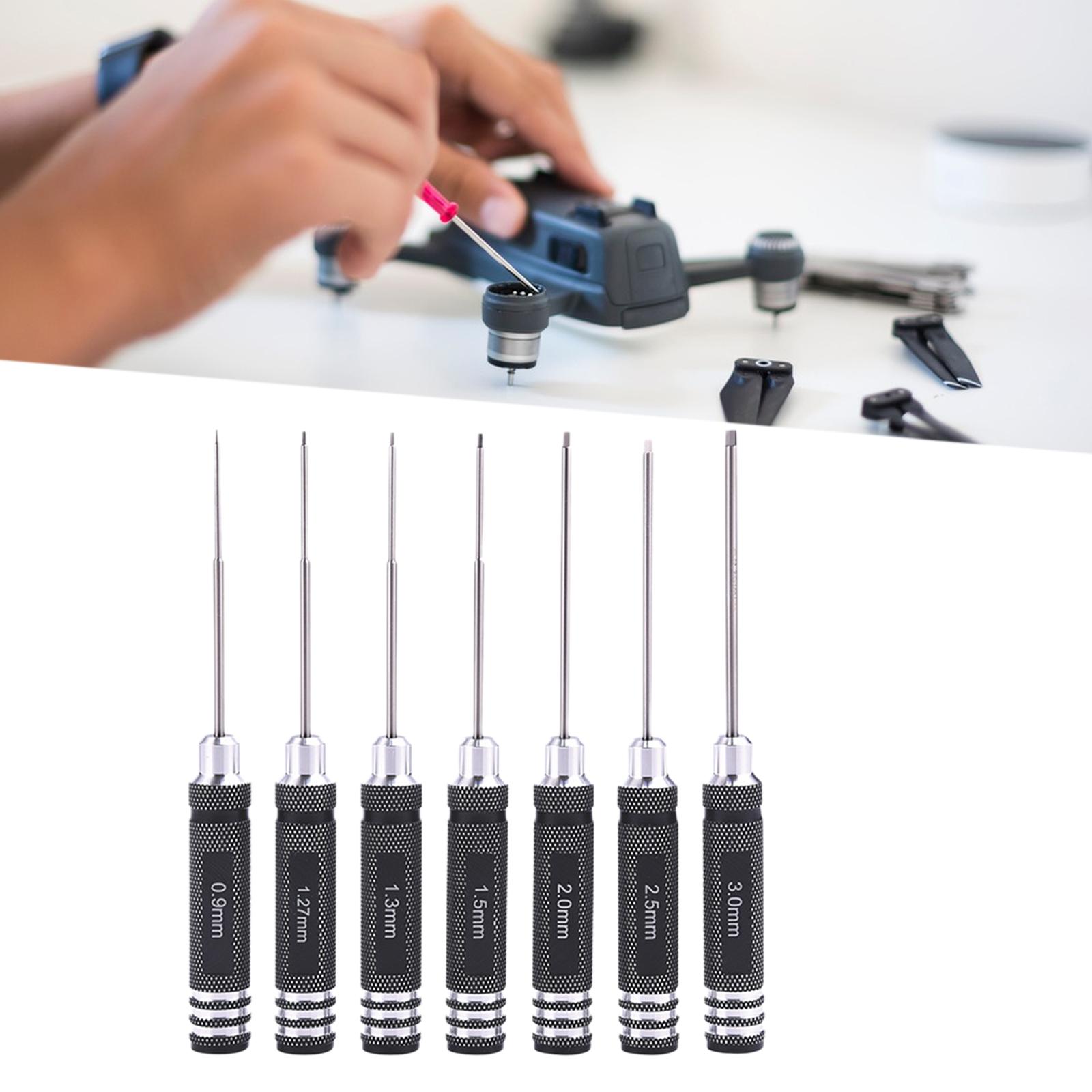 مجموعة مفكات براغي سداسية 7 قط - مراجعة Rc Helicopter Tool Kit وسعره